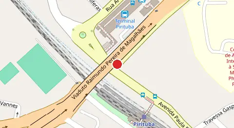 Mapa da localização
