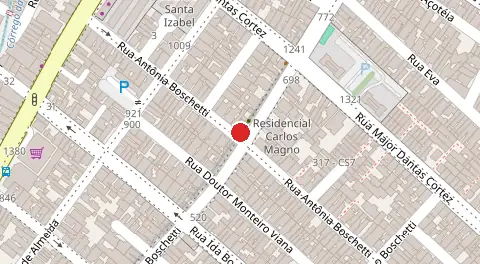 Mapa da localização