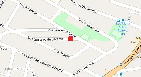 Mapa da localização
