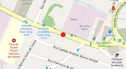 Mapa da localização