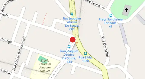 Mapa da localização