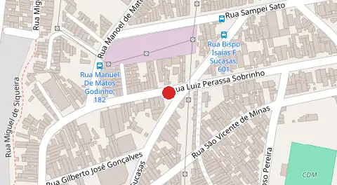Mapa da localização