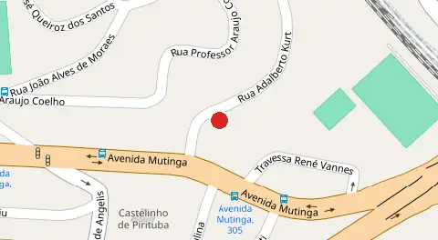 Mapa da localização