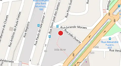 Mapa da localização