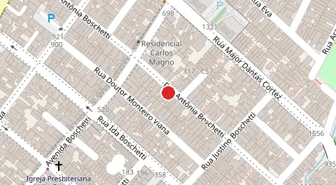 Mapa da localização