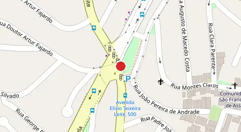 Mapa da localização