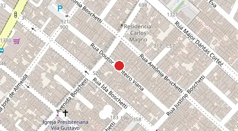 Mapa da localização