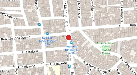 Mapa da localização