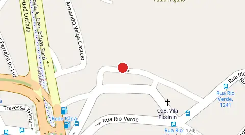Mapa da localização