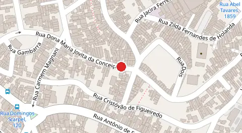 Mapa da localização
