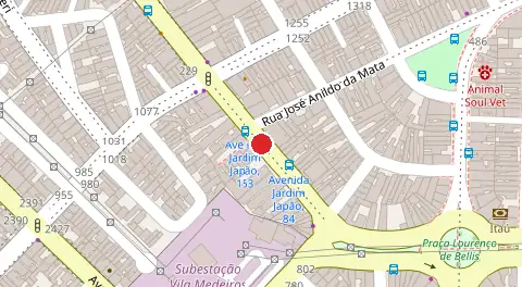 Mapa da localização