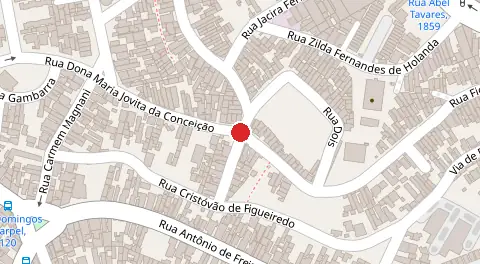 Mapa da localização