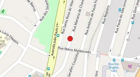 Mapa da localização