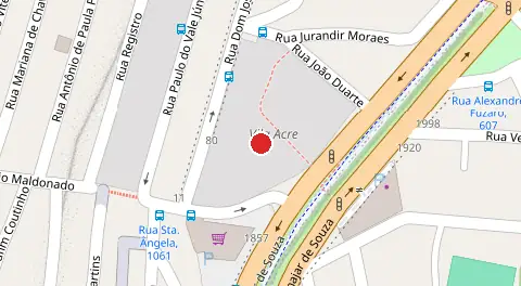 Mapa da localização