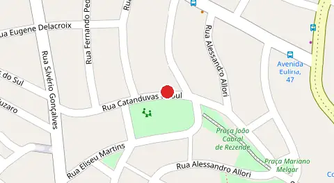 Mapa da localização