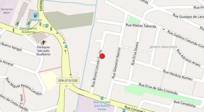 Mapa da localização