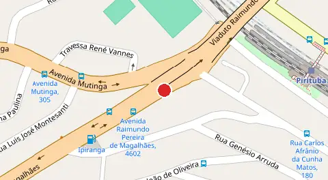 Mapa da localização