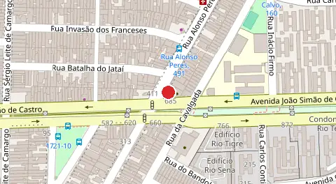 Mapa da localização