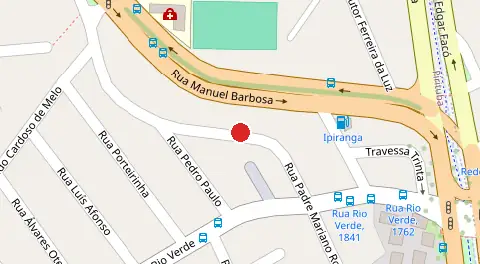 Mapa da localização