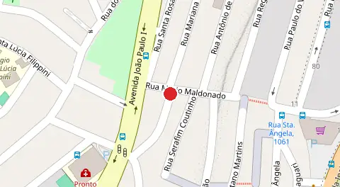 Mapa da localização