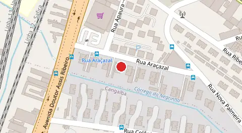 Mapa da localização