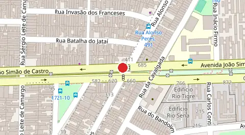 Mapa da localização