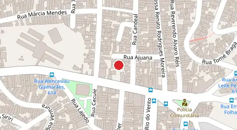 Mapa da localização