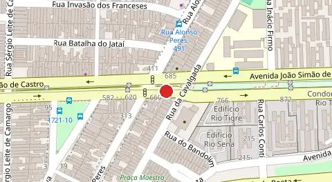 Mapa da localização