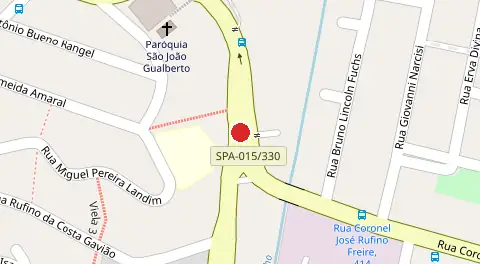 Mapa da localização