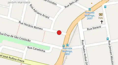 Mapa da localização