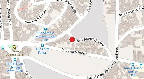 Mapa da localização