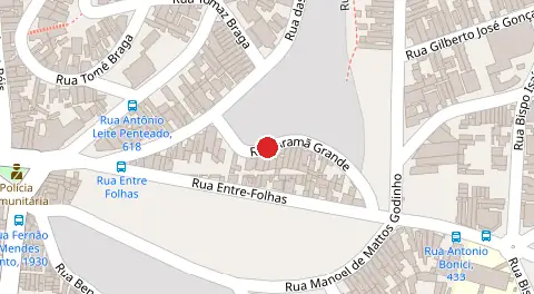 Mapa da localização