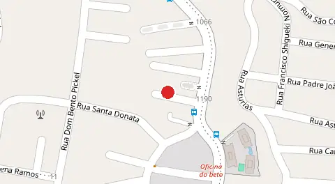 Mapa da localização