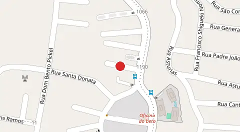 Mapa da localização