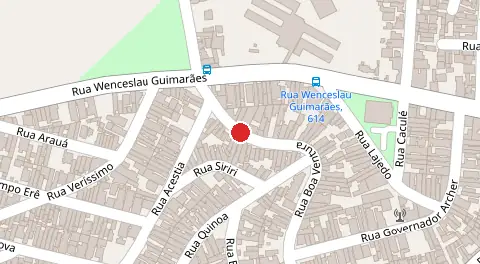 Mapa da localização