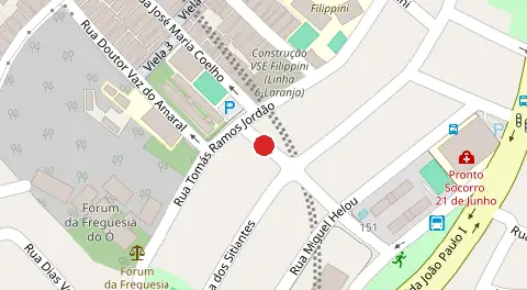 Mapa da localização