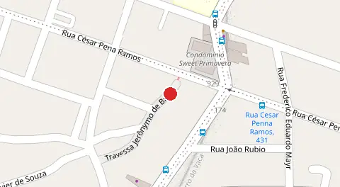 Mapa da localização