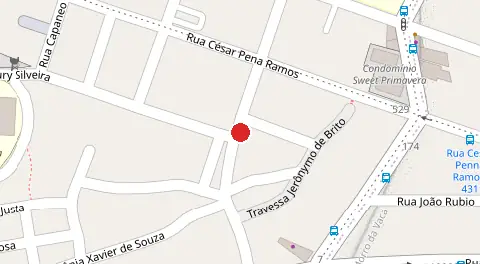 Mapa da localização