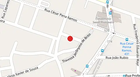 Mapa da localização