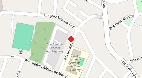 Mapa da localização