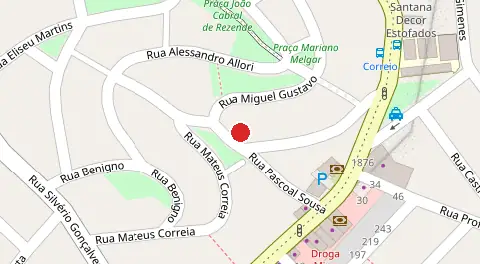 Mapa da localização