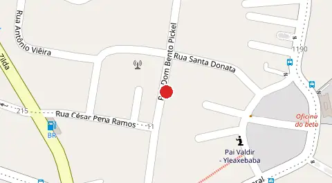 Mapa da localização