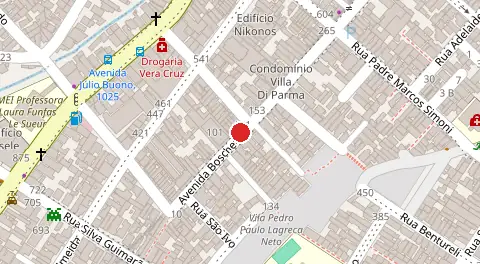 Mapa da localização