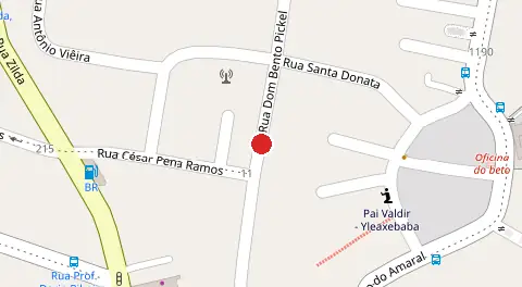 Mapa da localização