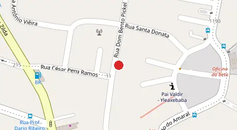 Mapa da localização