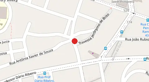Mapa da localização