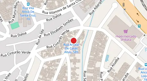 Mapa da localização
