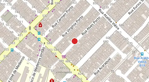 Mapa da localização