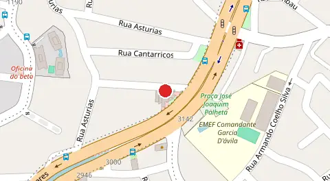 Mapa da localização