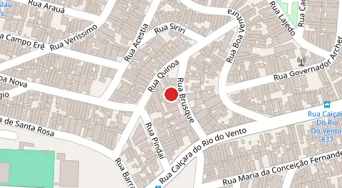 Mapa da localização